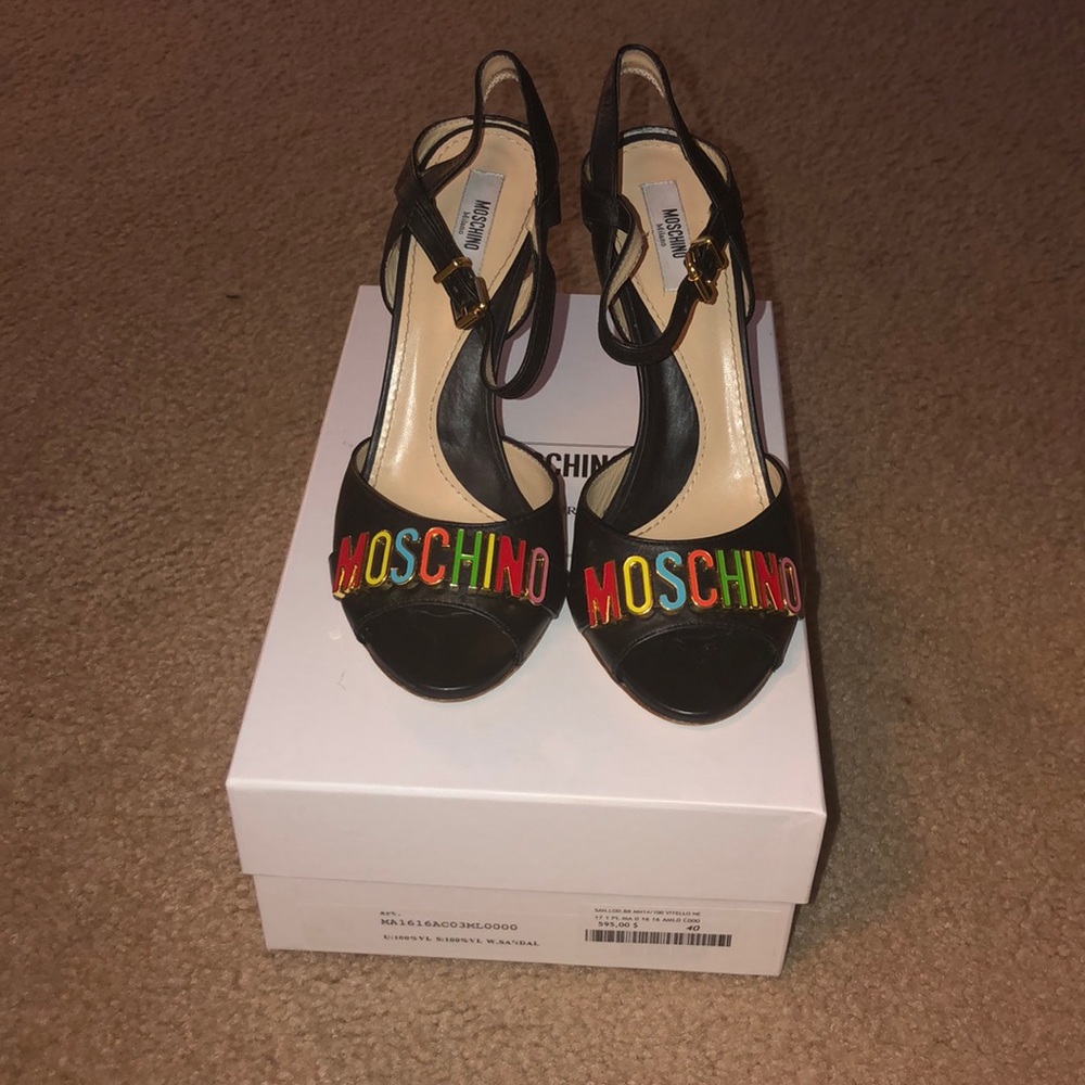 Gently worn Moschino heels